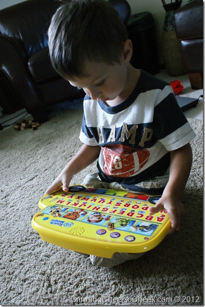 playing with a learning bus