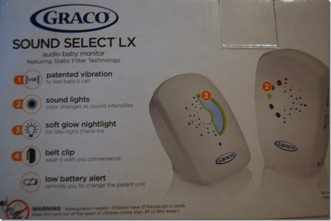 graco sound select baby monitor